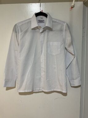 Stephano Boys White Dress Shirt Size 12